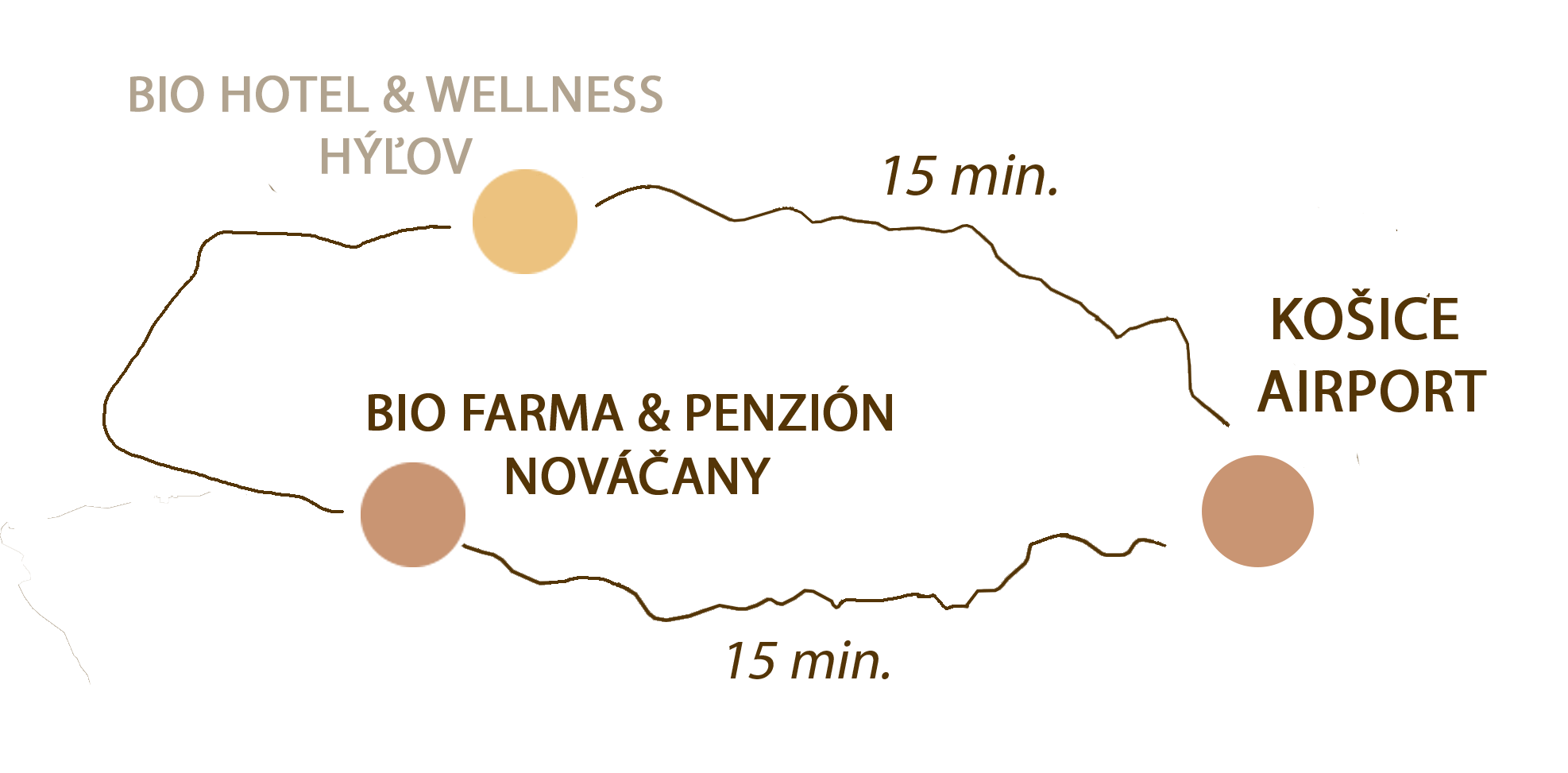 Mapa penzión Zlatý Hýľ